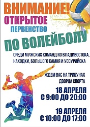 ОТКРЫТОЕ ПЕРВЕНСТВО ПО ВОЛЕЙБОЛУ СРЕДИ МУЖСКИХ КОМАНД