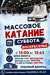 Приглашаем на массовое катание на коньках этой осенью! 